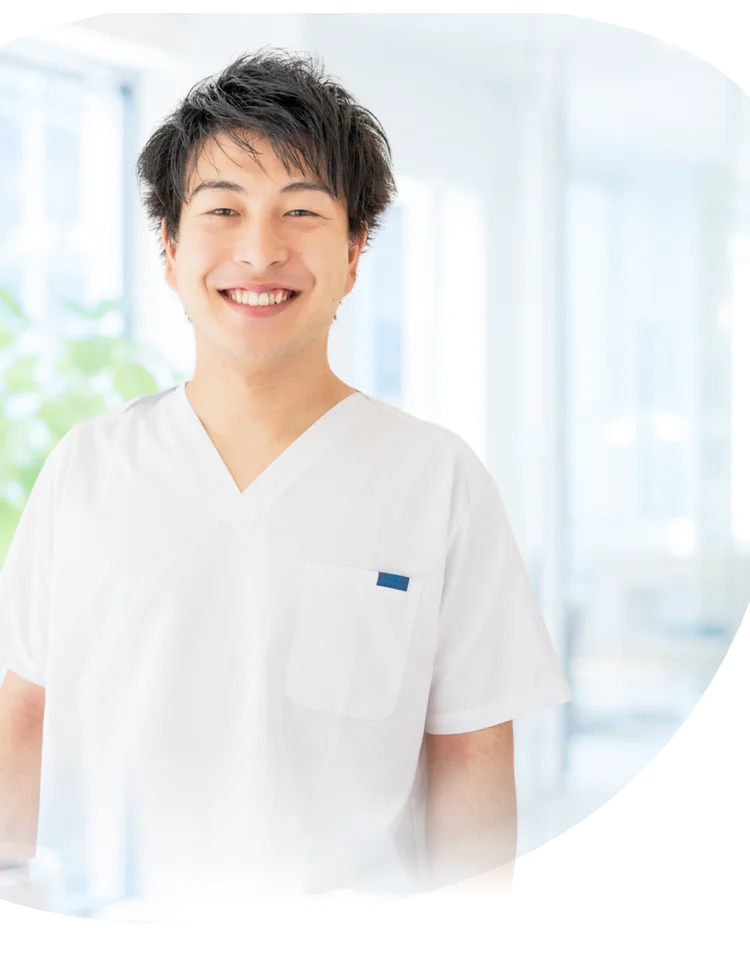 笑顔の院長